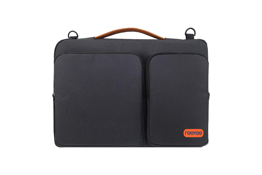 Túi Laptop chống sốc ReeYee 4001/4002 (Phù hợp 13-14 inch - Đen - Mới, Full box, Chính hãng) (RY4001)