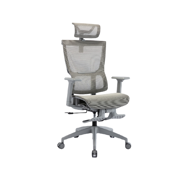 Ghế Công Thái Học WARRIOR Hero series WEC504 (Gray - Mới, Full box, Chính hãng)