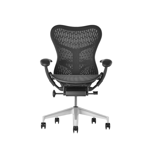 Ghế công thái học Herman Miller Mirra 2 (Black - Mới, Full box, Nhập khẩu)