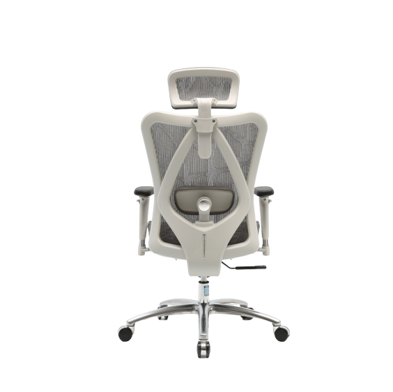 Ghế Công Thái Học Sihoo M57 (Không Có Kê Chân - White - Grey - Mới, Full box, Nhập khẩu)
