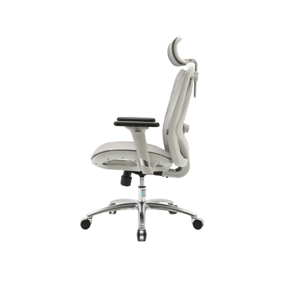 Ghế Công Thái Học Sihoo M57 (Không Có Kê Chân - White - Grey - Mới, Full box, Nhập khẩu)