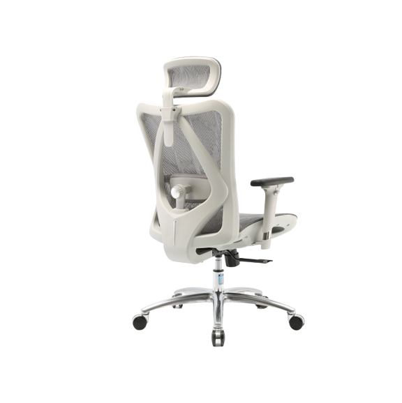 Ghế Công Thái Học Sihoo M57 (Không Có Kê Chân - White - Grey - Mới, Full box, Nhập khẩu)