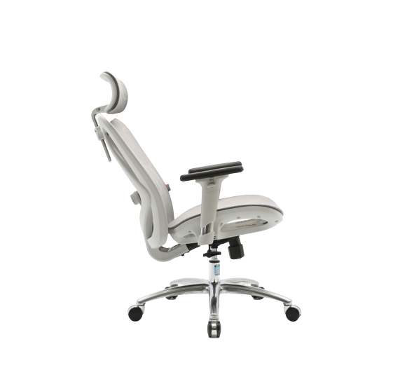 Ghế Công Thái Học Sihoo M57 (Không Có Kê Chân - White - Grey - Mới, Full box, Nhập khẩu)