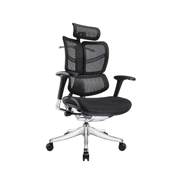 Ghế công thái học Vchair Evolution (Black - Mới, Full box, Chính hãng)