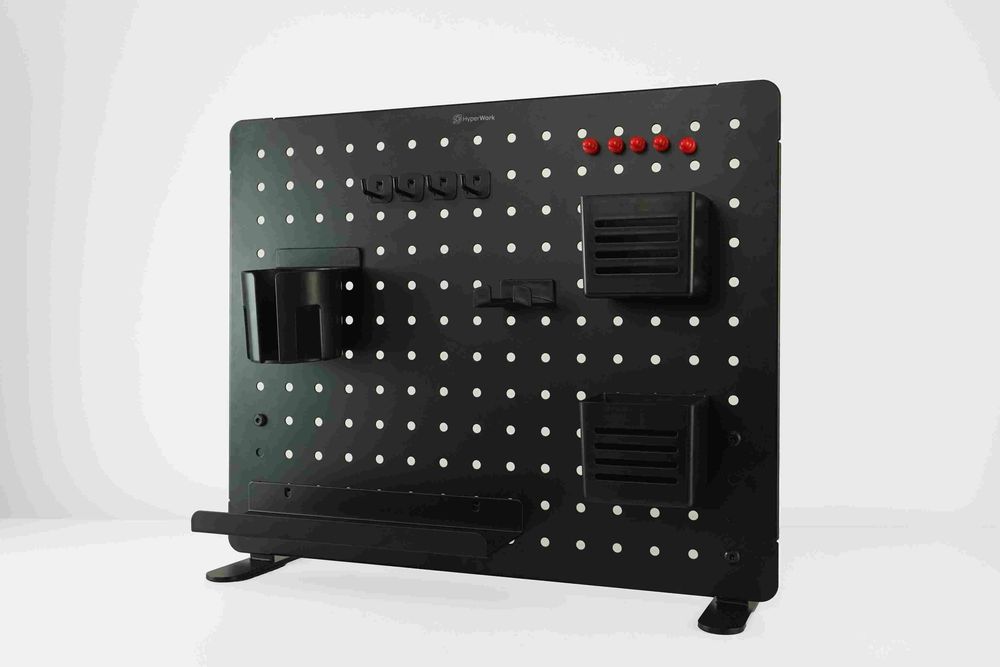 Bảng treo đồ Pegboard HyperWork (PG-02 - Black - Mới, Full box, Chính hãng)