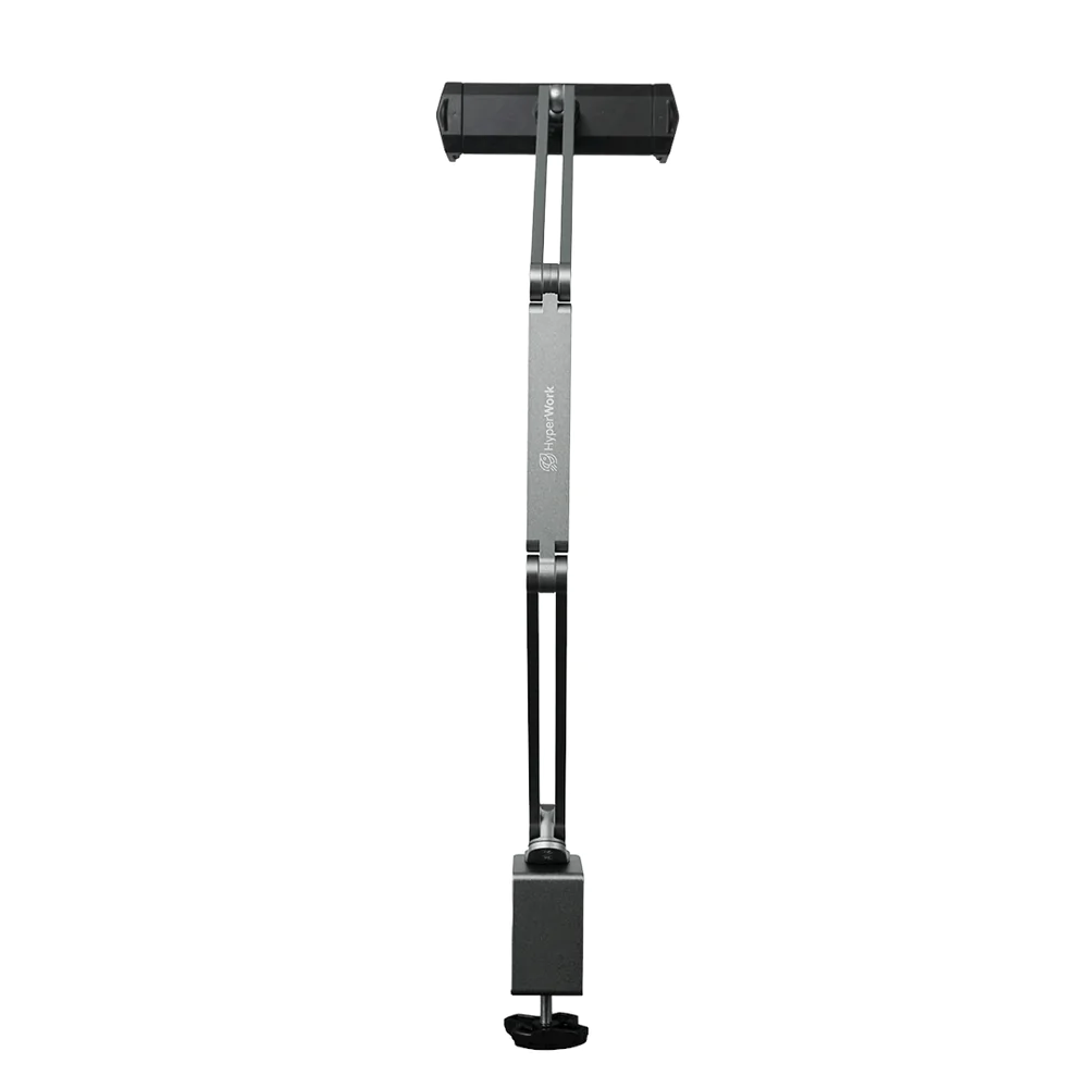 Giá đỡ Ipad/Máy tính bảng kẹp bàn HyperWork KP1 (Space Gray - Mới, Full box, Chính hãng)