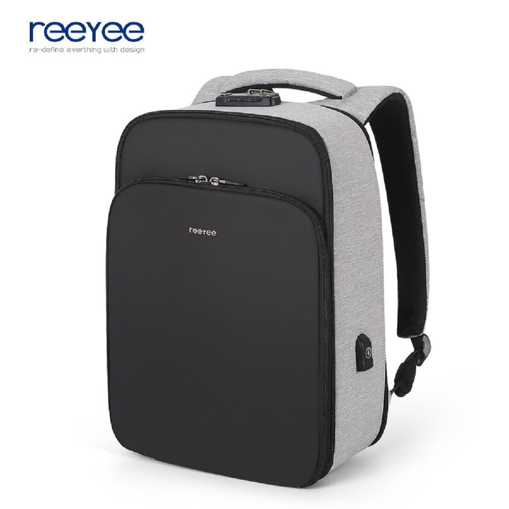 Balo Laptop đa năng ReeYee 15 RY1007/1008 (Đen - Bạc - Mới, Full box, Chính hãng)