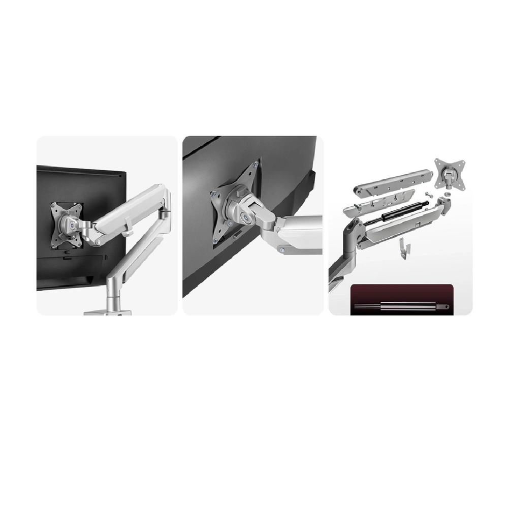 Arm màn hình Human Motion T2 (Frost White - Mới, Full box, Chính hãng)