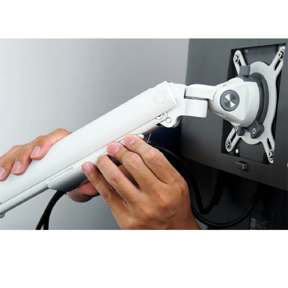 Arm màn hình Human Motion T7 (Frost White - Mới, Full box, Chính hãng)