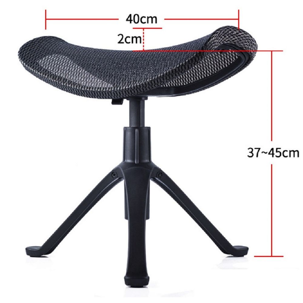 Kê chân văn phòng Legrest (Black - Mới, Full box, Chính hãng)