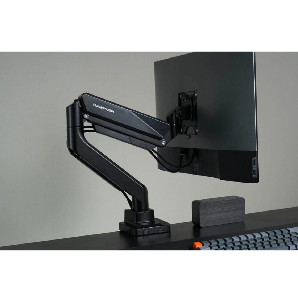 Arm màn hình Human Motion T9 (Arm đơn - Gray - Mới, Full box, Chính hãng)