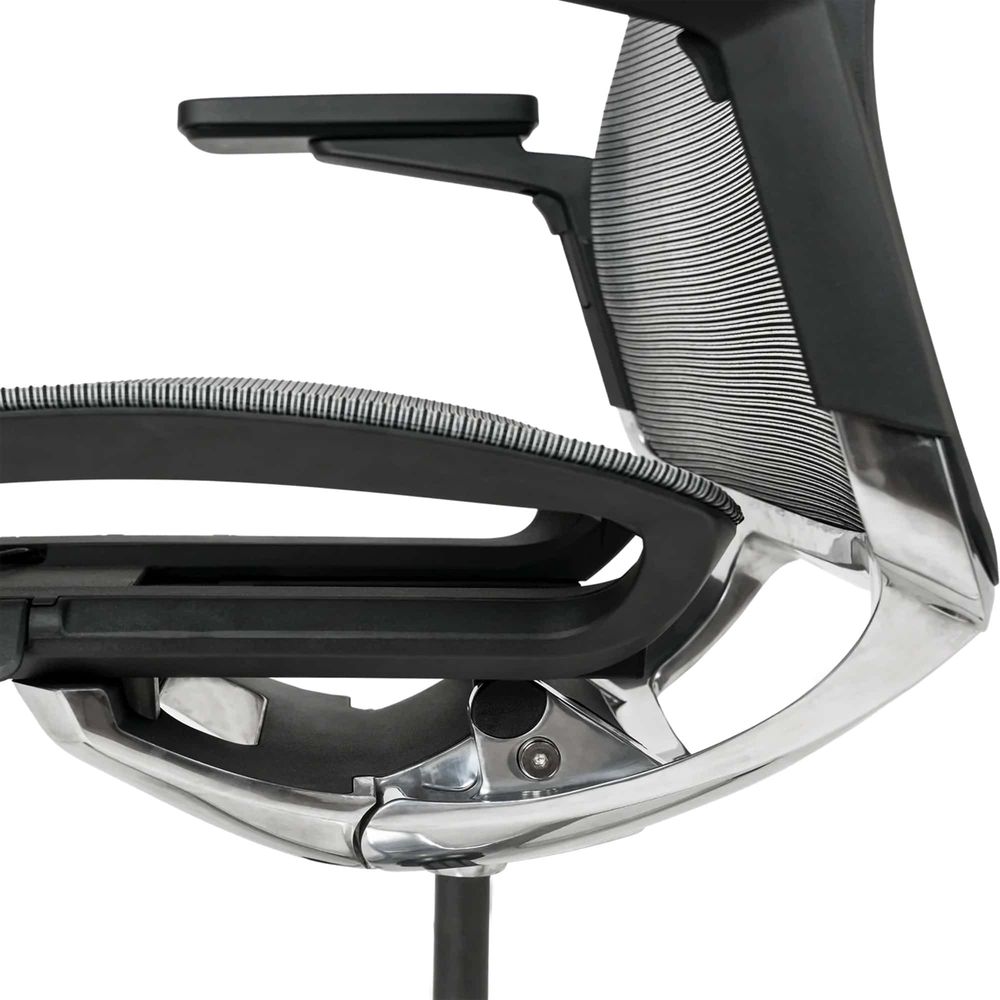 Ghế Công Thái Học HyperWork Sleek (Không Tựa Đầu - Black - Mới, Full box, Chính hãng)