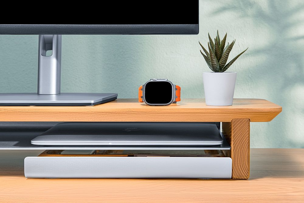 Kệ Màn Hình The Mil - By NiceDesign (800x229mm - nguyên bản - Mới, Full box, Chính hãng) (NDDS23SMIL01)