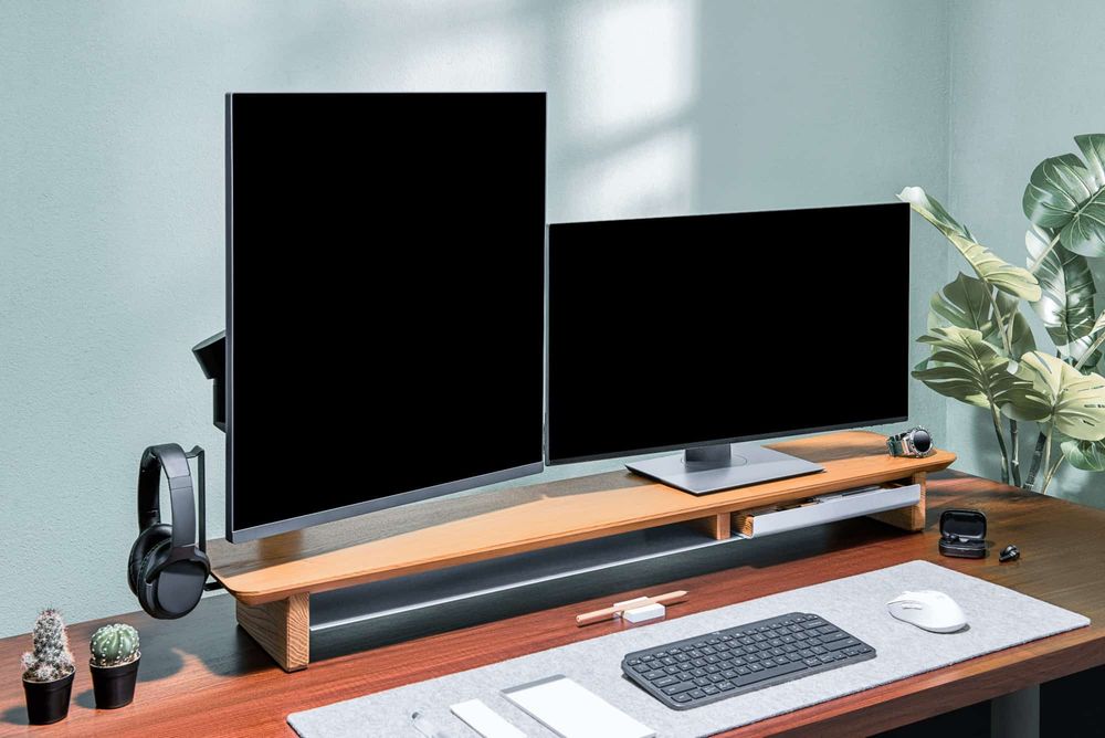 Kệ Màn Hình The Mil - By NiceDesign (1168x229mm - nguyên bản - Mới, Full box, Chính hãng) (NDDS23SMIL02)