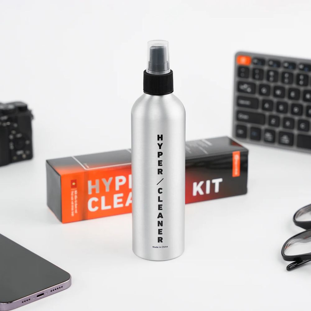 Chai vệ sinh Hyper Cleaning (Sliver - Mới, Full box, Chính hãng)
