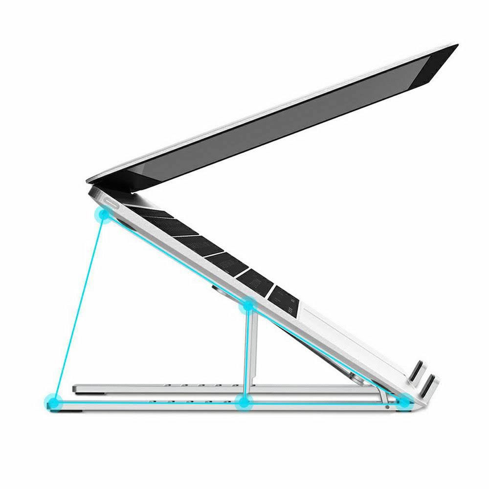 Giá đỡ Laptop Stand Folding - LP01 (Sliver - Mới, Full box, Nhập khẩu)