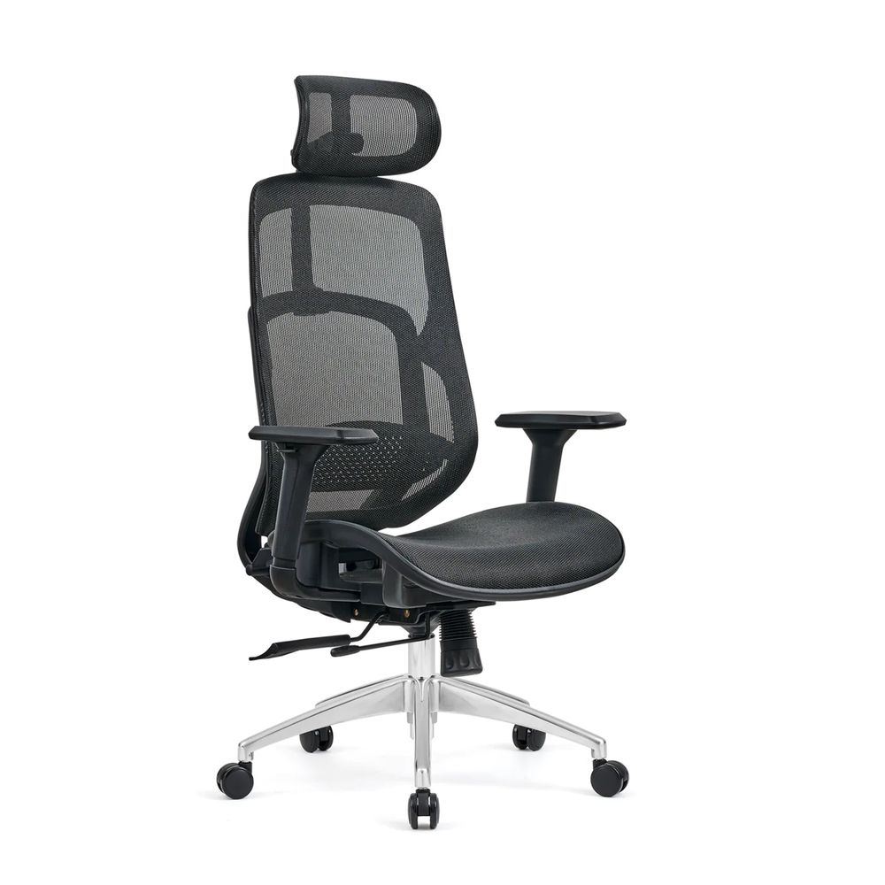 Ghế công thái học HyperWork Airy (Black - Mới, Full box, Chính hãng)