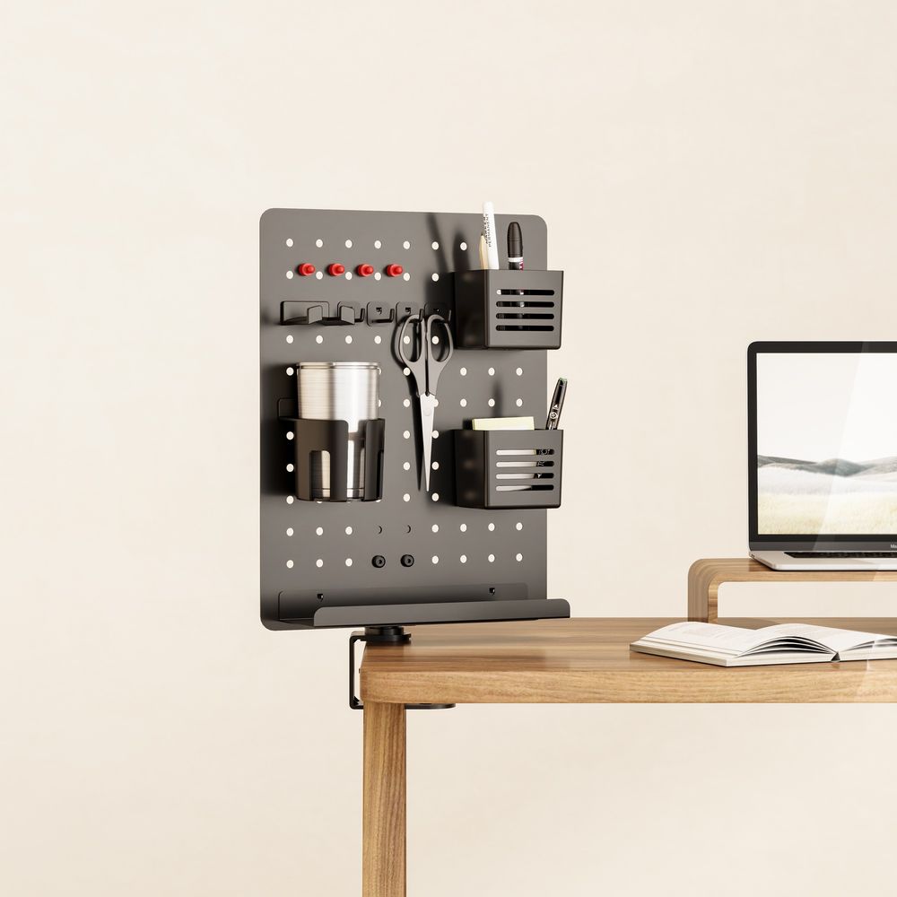 Bảng treo đồ Pegboard HyperWork (PG-03 - Black - Mới, Full box, Chính hãng)