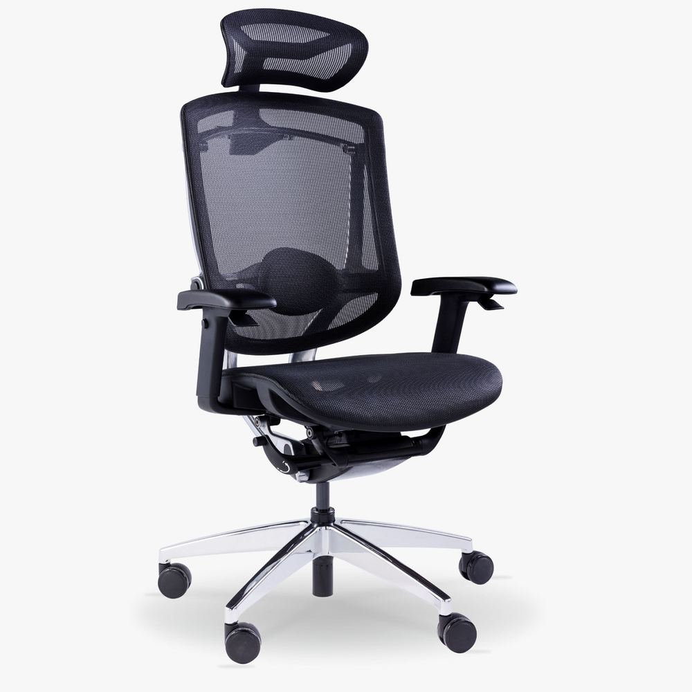 Ghế Công Thái Học GT Chair Marrit X (Khung Đen - Lưới Đen - Black - Mới, Full box, Nhập khẩu)