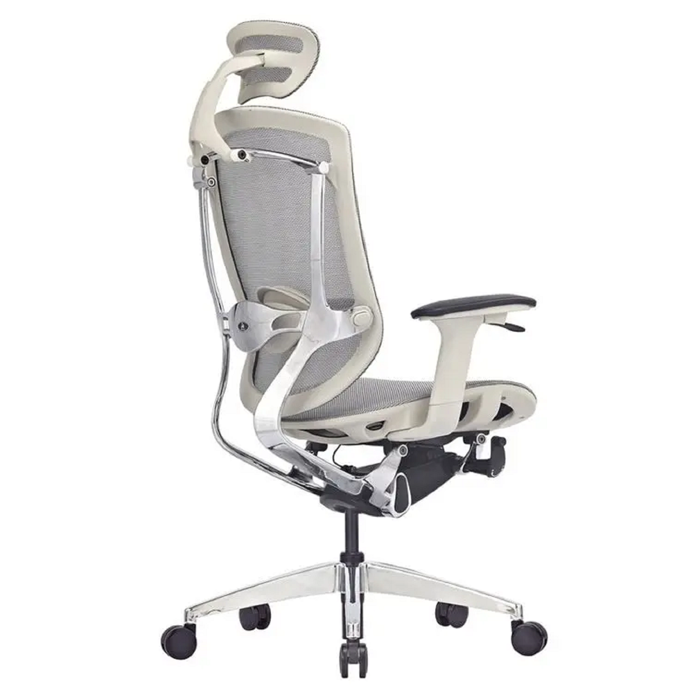 Ghế Công Thái Học GT Chair Marrit X (Khung Trắng - Lưới Xám - White - Grey - Mới, Full box, Nhập khẩu)