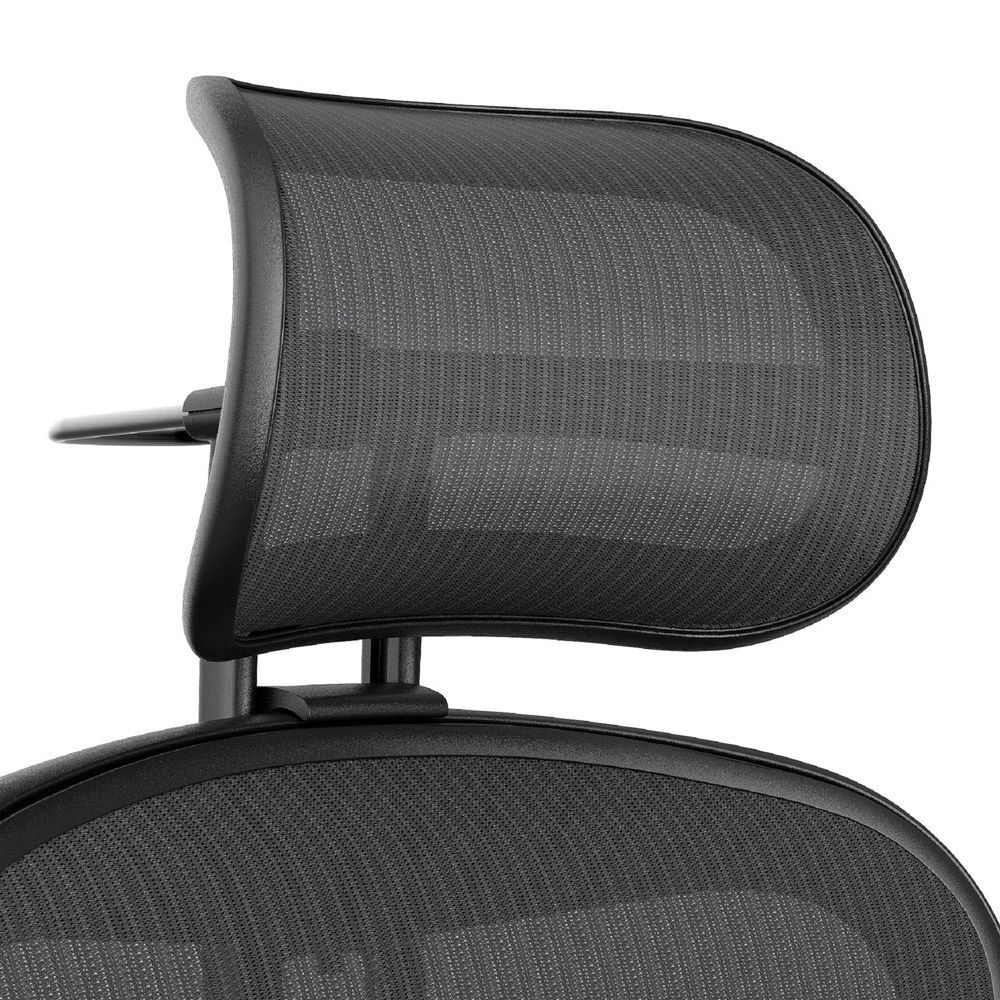 Tựa Đầu Ghế Herman Miller Atlas (Aeron - Graphite - Mới, Full box, Nhập khẩu)