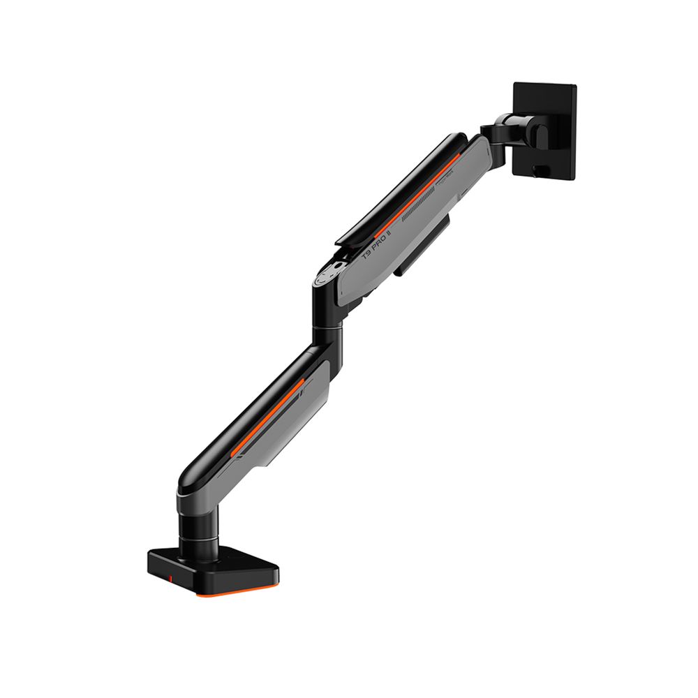 Arm màn hình Human Motion T9 Pro II Series (Arm đơn -Led RGB - Gray - Mới, Full box, Chính hãng)