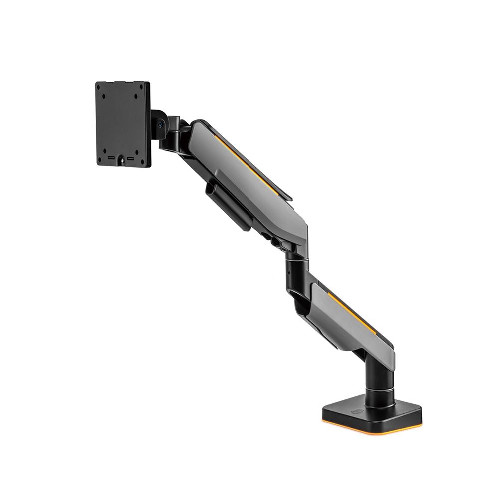 Arm màn hình Human Motion T9 Pro II Series (Arm đơn -Led RGB - Gray - Mới, Full box, Chính hãng)
