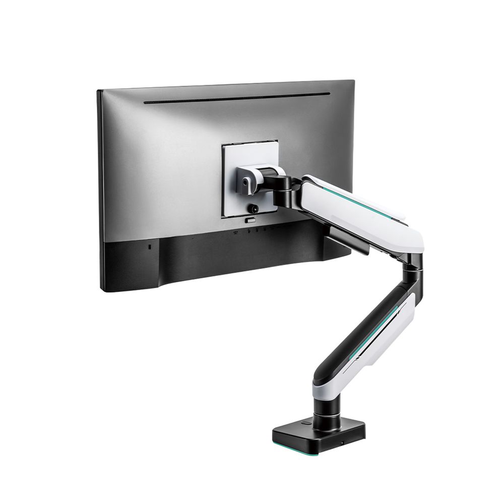 Arm màn hình Human Motion T9 Pro II Series (Arm đơn - White - Mới, Full box, Chính hãng)
