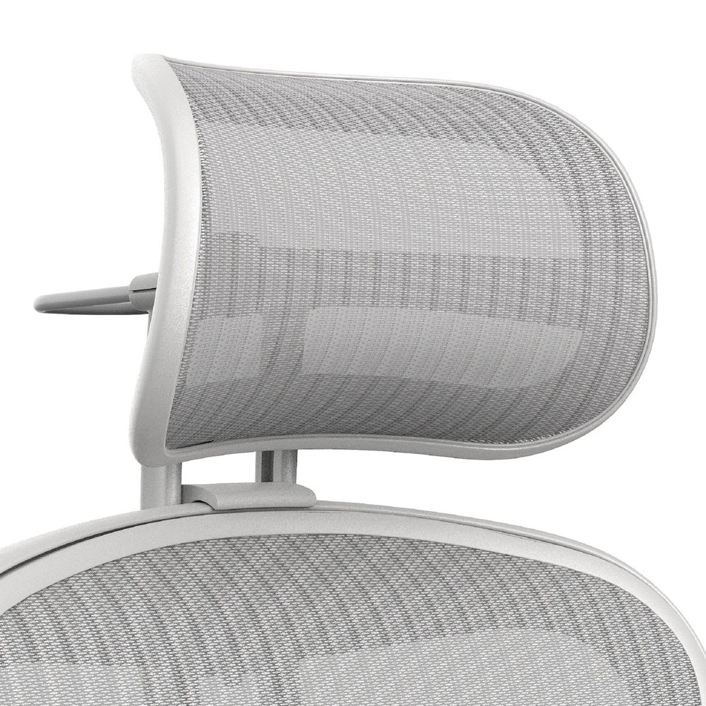 Tựa Đầu Ghế Herman Miller Atlas (Aeron - White Mineral - Mới, Full box, Nhập khẩu)