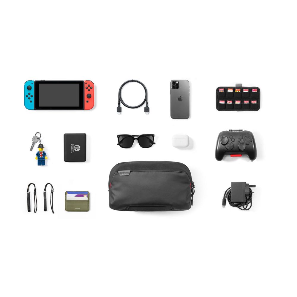 Túi đeo chéo TOMTOC G-SLING Bag Nintendo Switch (Black - Mới, Full box, Chính hãng)