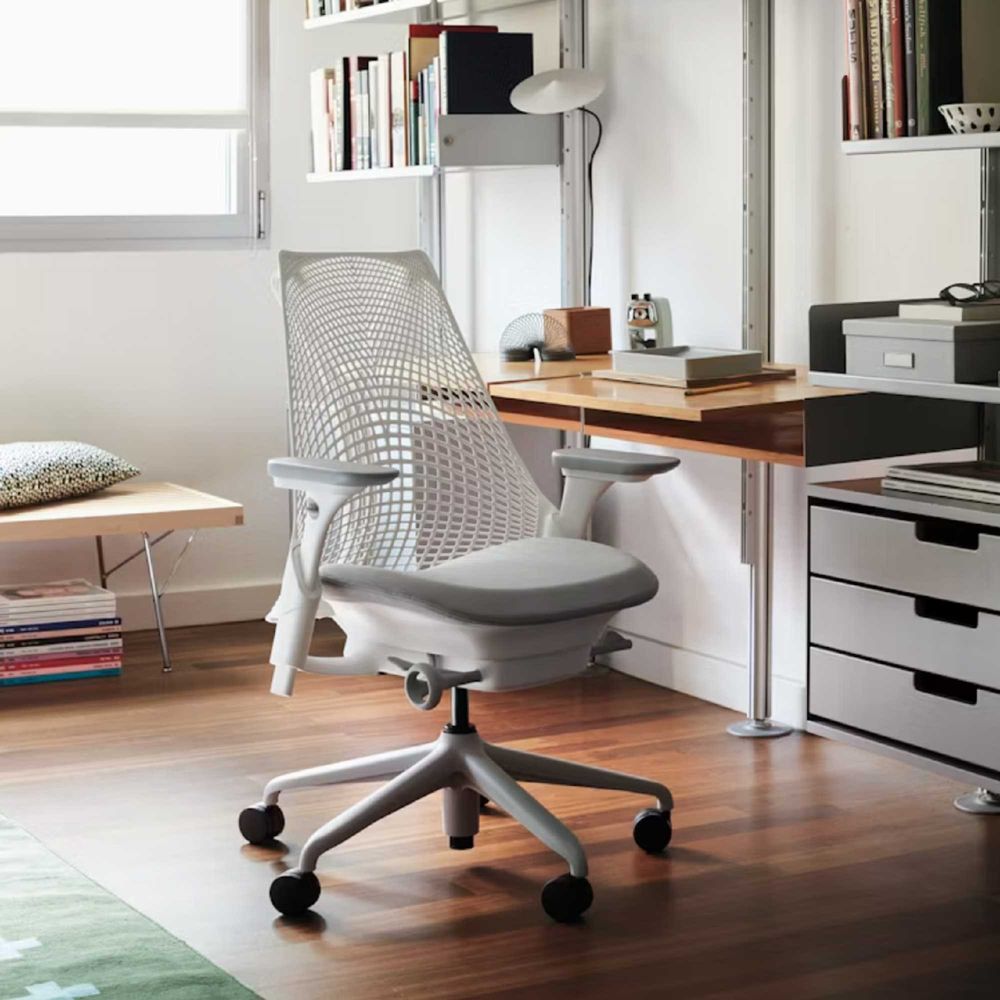 Ghế Công Thái Học Herman Miller Sayl (Shell White - Mới, Full box, Nhập khẩu)