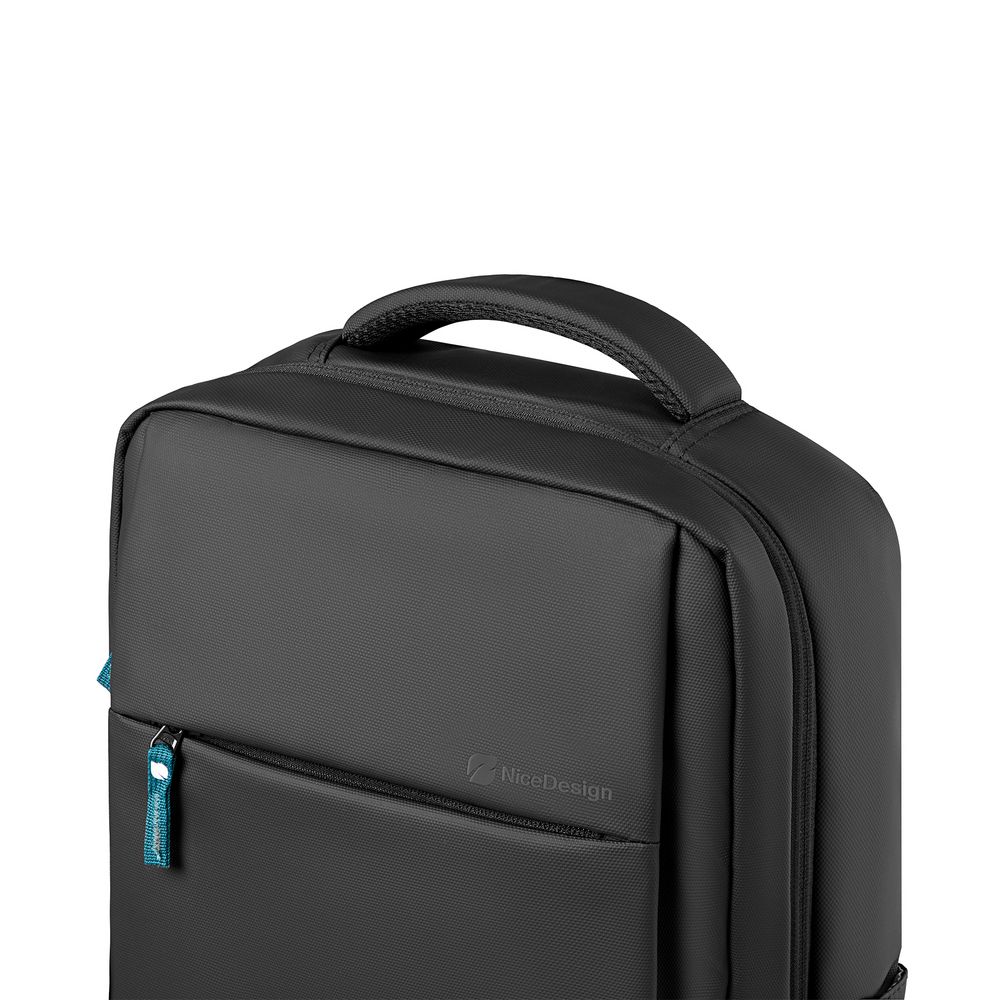 Balo Cao Cấp Element - By NiceDesign (Zipper Light Green - Black - Mới, Full box, Chính hãng) (NDBP23ELEM03)