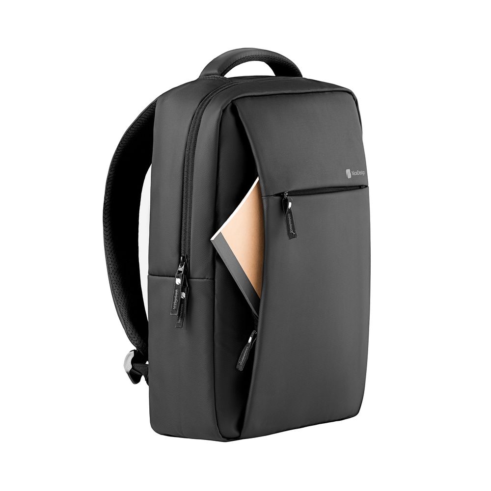 Balo Cao Cấp Element - By NiceDesign (Zipper Black - Black - Mới, Full box, Chính hãng) (NDBP23ELEM01)