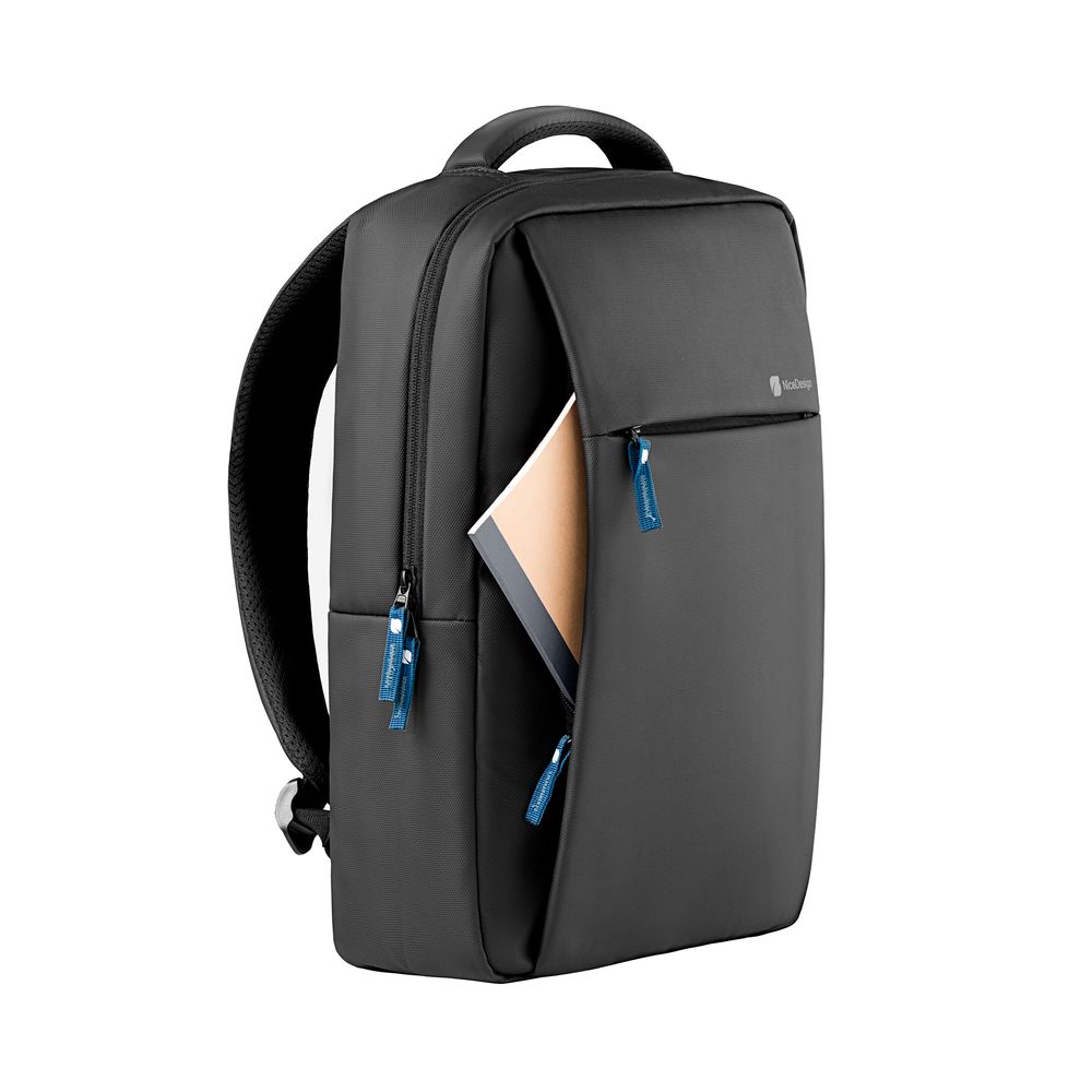 Balo Cao Cấp Element - By NiceDesign (Zipper Blue - Black - Mới, Full box, Chính hãng) (NDBP23ELEM02)