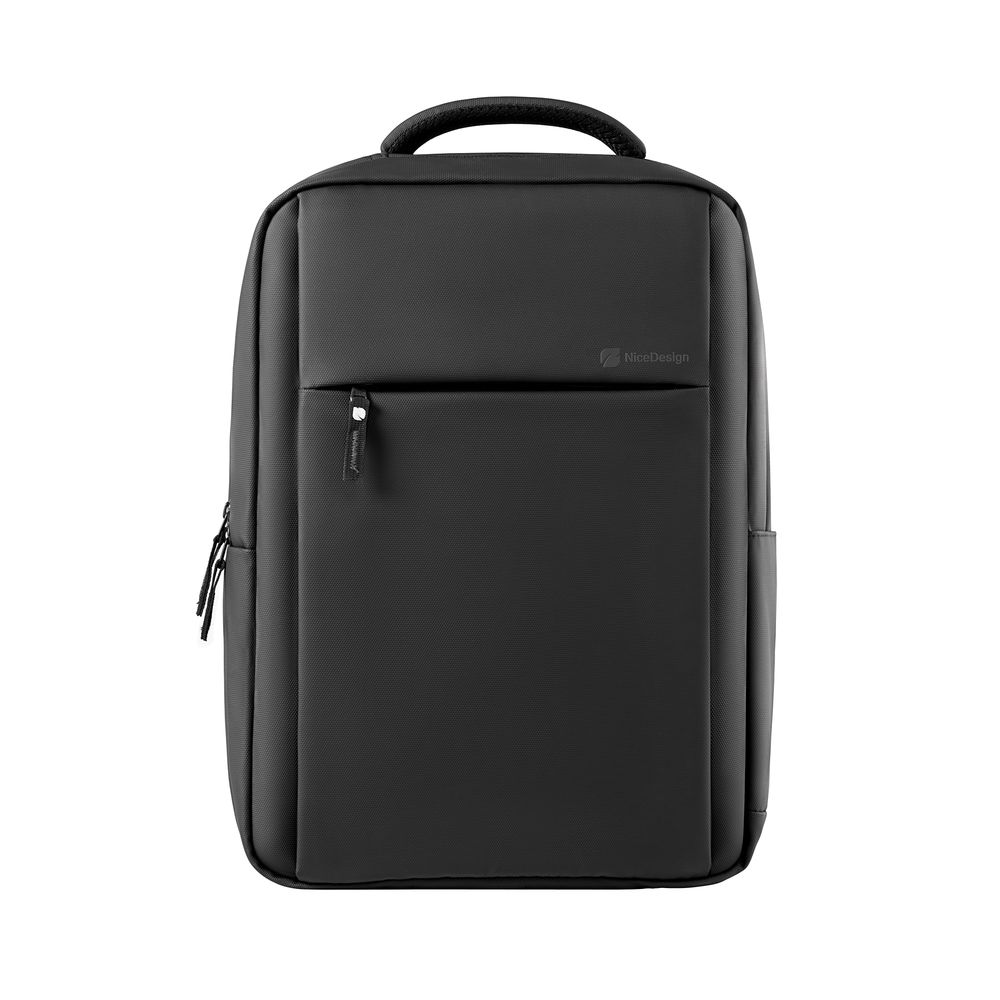 Balo Cao Cấp Element - By NiceDesign (Zipper Black - Black - Mới, Full box, Chính hãng) (NDBP23ELEM01)