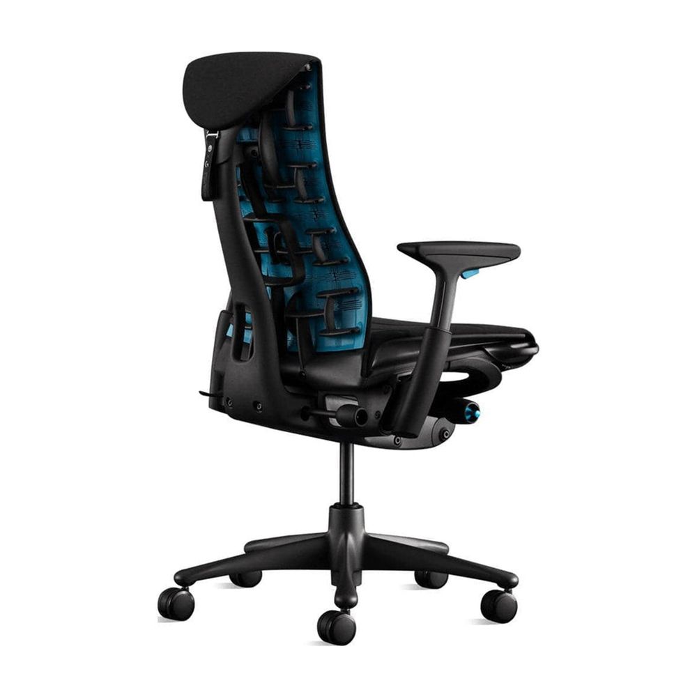 Ghế công thái học Herman Miller x Logitech G Embody (Black Cyan - Mới, Full box, Nhập khẩu)