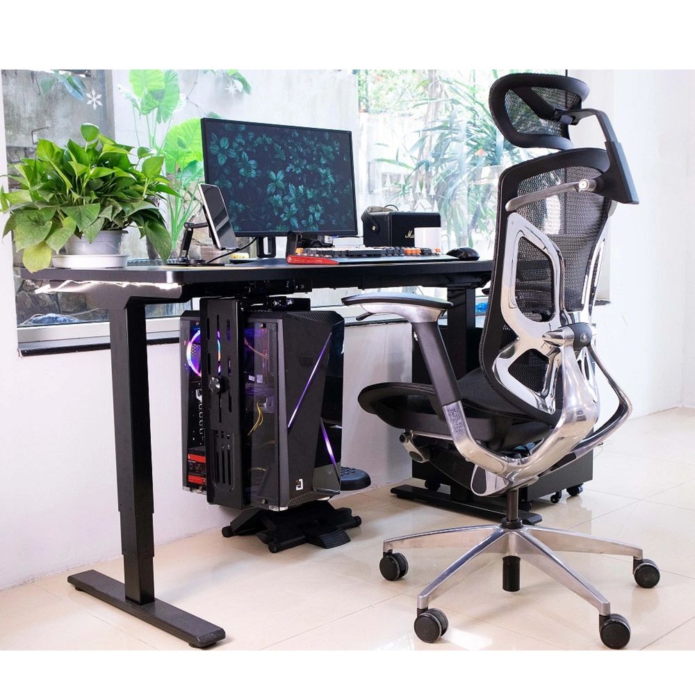 Giá Treo CPU bàn nâng hạ (Black - Mới, Full box, Chính hãng)