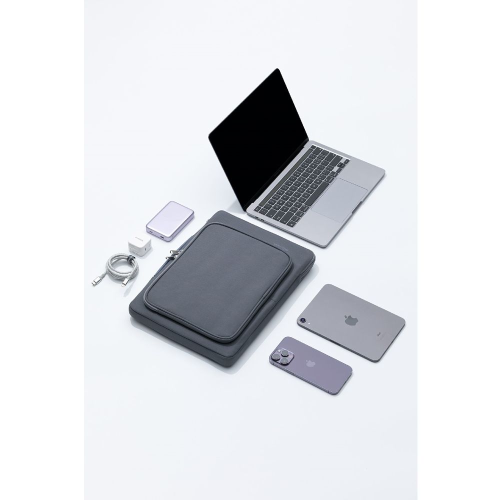 Túi xách chống sốc Laptop Innostyle OmniProtect Carry - S114 (Phù hợp 15-16 inch - Mineral Gray - Mới, Full box, Chính hãng)