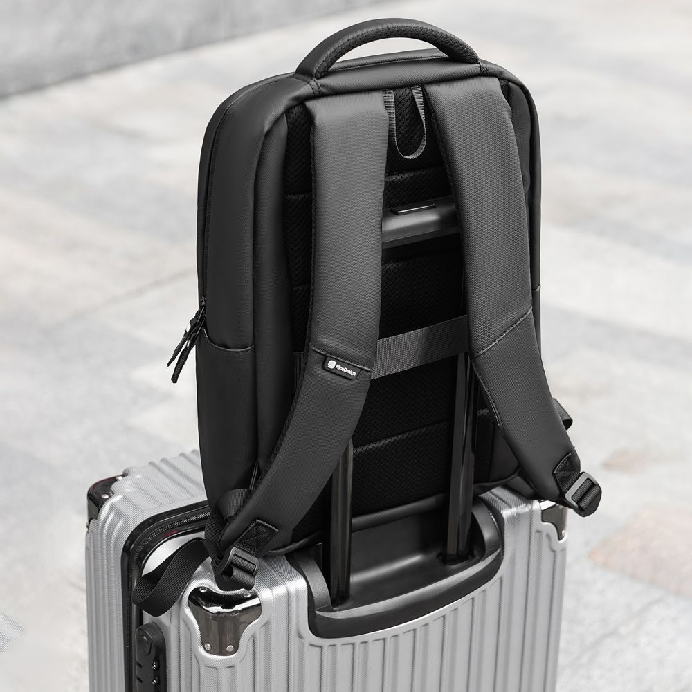 Balo Cao Cấp Element - By NiceDesign (Zipper Black - Black - Mới, Full box, Chính hãng) (NDBP23ELEM01)