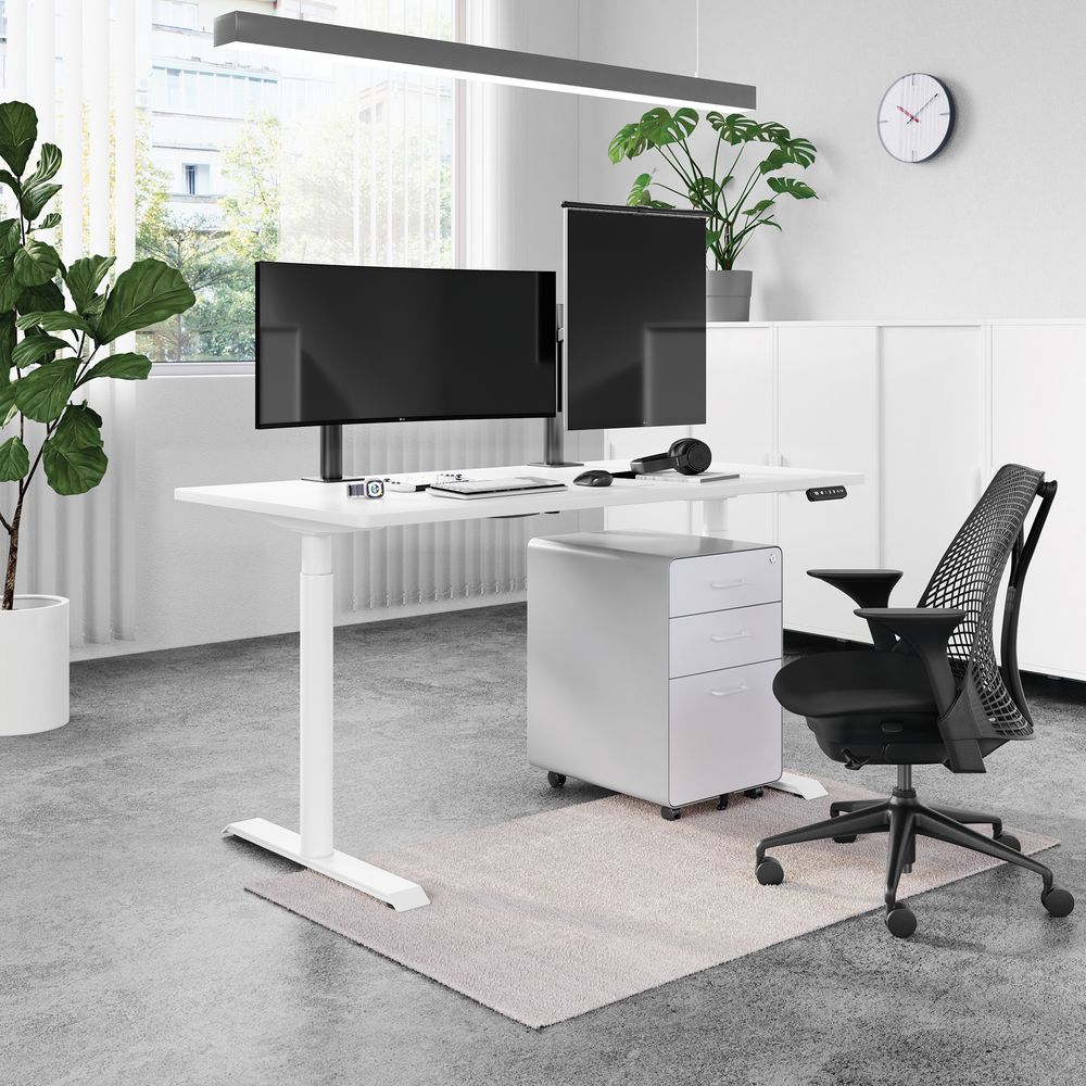 Mặt bàn PULUONG - by NiceDesign (Cao Cấp) (152.4x76.2x2.5cm - Black - Mới, Full box, Chính hãng) (NDTT23PULU01)