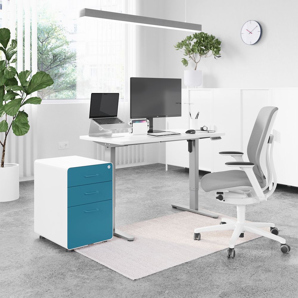Mặt bàn PUSILUNG- by NiceDesign (Cao Cấp) (120x60x2.5cm - Black - Mới, Full box, Chính hãng) (NDTT23PUSI01)