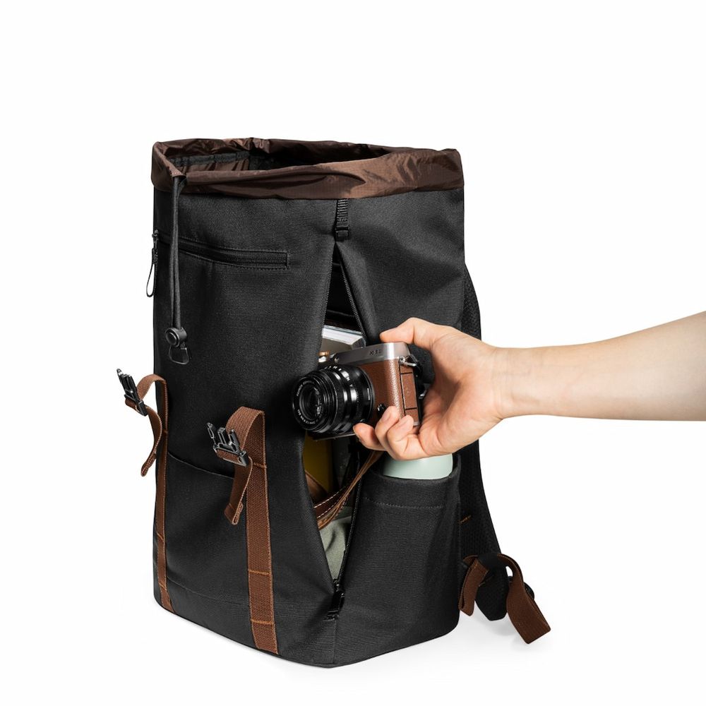 Balo Tomtoc Vintpack Laptop Blackpack - TA1 (17L - Black - Mới, Full box, Chính hãng)