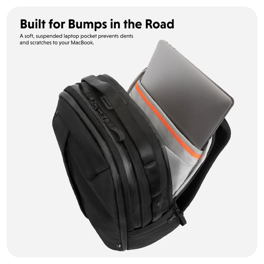 Balo Công Nghệ HYPERPACK Pro With Apple Find My Compatible Location Module (Black - Mới, Full box, Chính hãng)