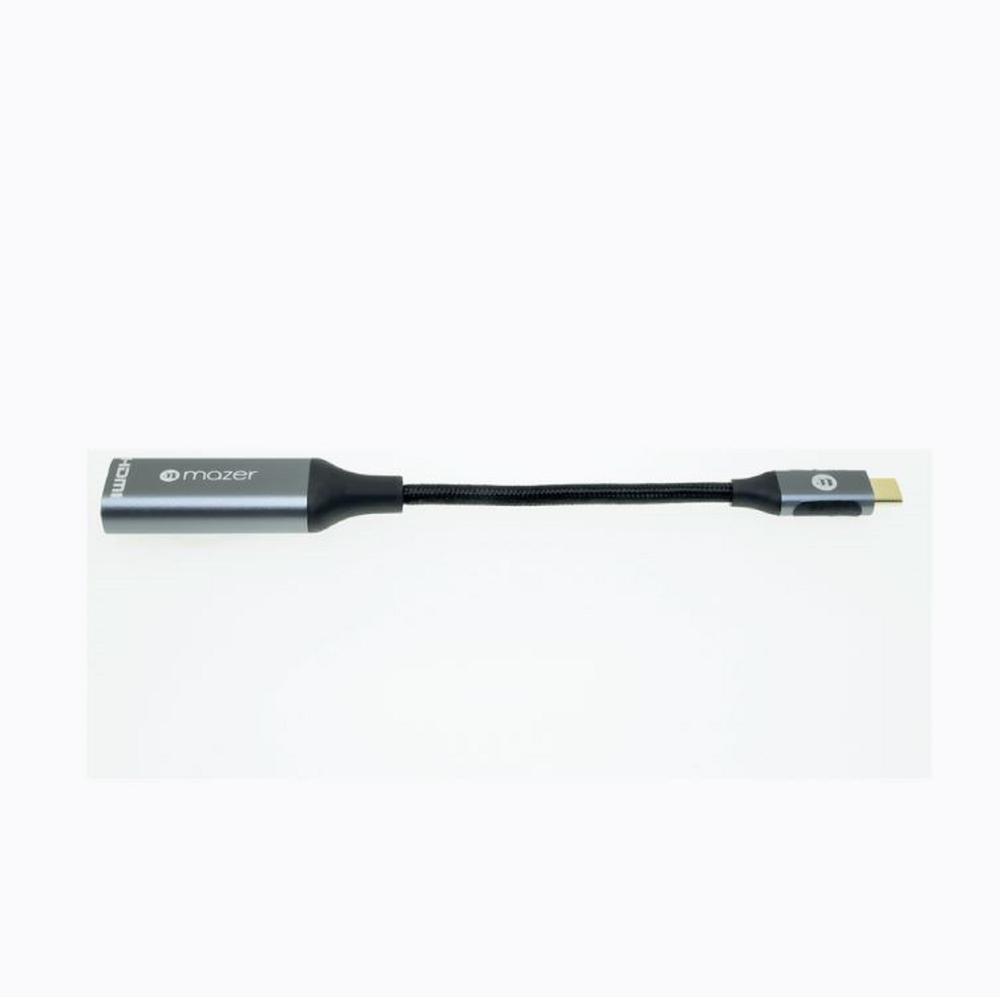 Cổng Chuyển Đổi Mazer ALU USB-C to HDMI 4k/60Hz Adapter (Output HDMI 4K 60Hz - Grey carbon - Mới, Full box, Chính hãng)