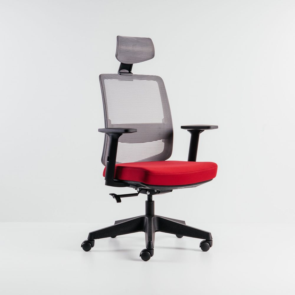 Ghế Công Thái Học Merryfair Work (Red Seat - Rose Red - Mới, Full box, Chính hãng)