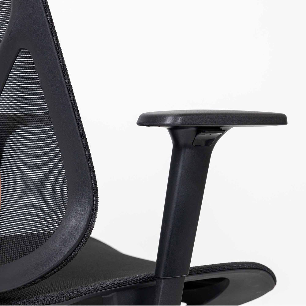 Ghế Công Thái Học Lino Chair (Breathing Mesh - Aluminum Alloy Base - Black - Mới, Full box, Chính hãng)