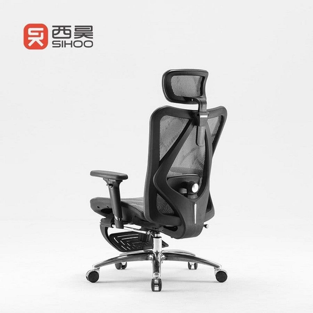 Ghế Công Thái Học Sihoo M57 (Có Kê Chân - Grey carbon - Mới, Full box, Nhập khẩu)