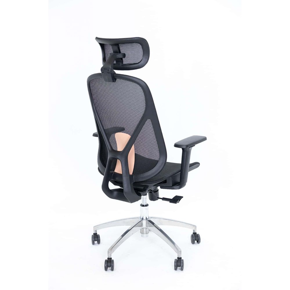 Ghế Công Thái Học Lino Chair (Breathing Mesh - Aluminum Alloy Base - Black - Mới, Full box, Chính hãng)