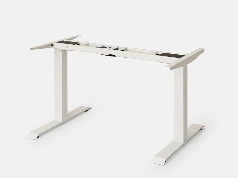 Khung bàn nâng hạ cao cấp FANSI - By NiceDesign (Khung vuông - White - Mới, Full box, Chính hãng) (NDAF23FANS02)