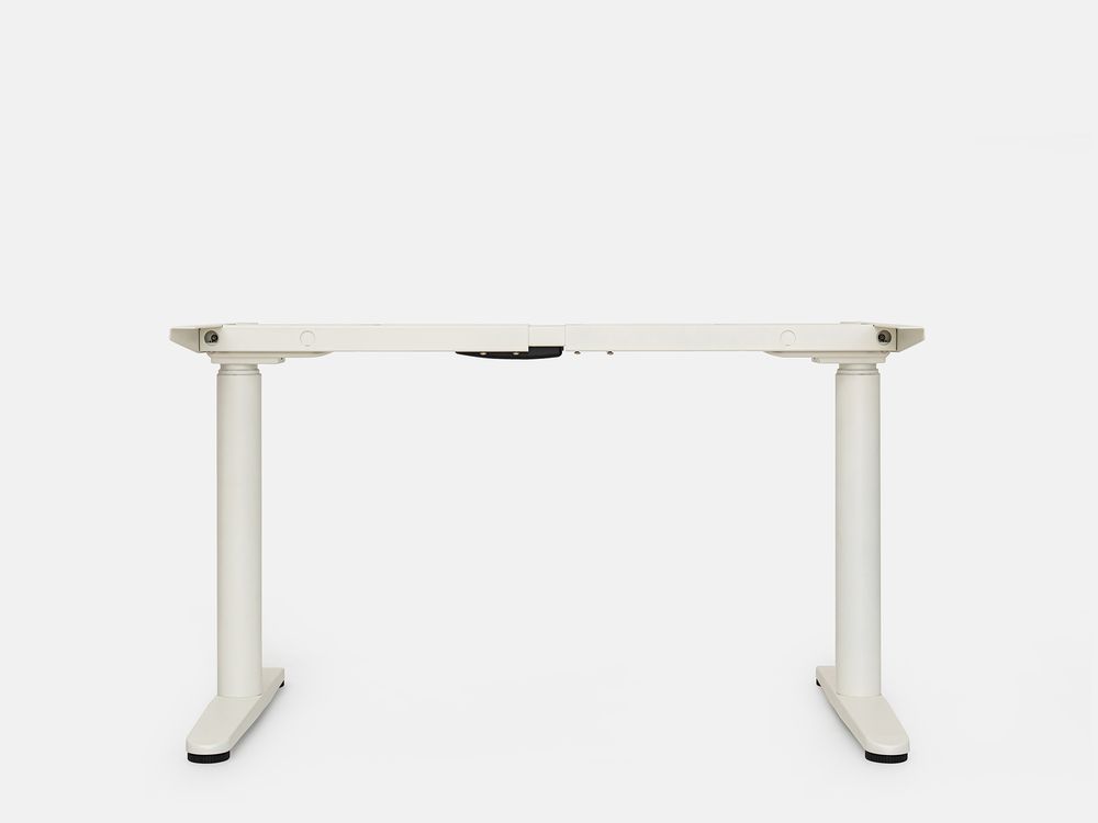 Khung bàn nâng hạ cao cấp FANSI - By NiceDesign (Khung tròn - White - Mới, Full box, Chính hãng) (NDAF23FANS04)